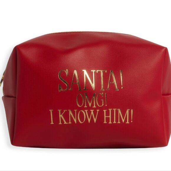 Revolution Beauty X Elf Santa! OMG! I Know Him! Cosmetic Bag - Picture 3 of 7
